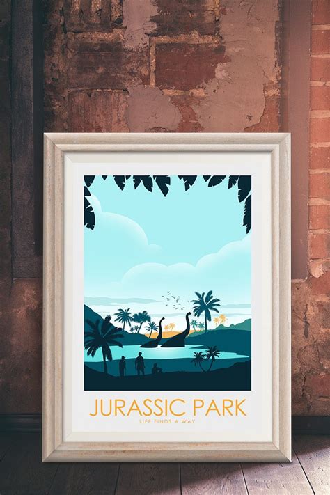Jurassic Park Life Finds A Way Lake Scene