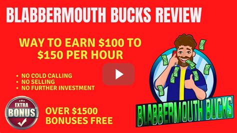 Blabbermouth Bucks Review With My 😀 Exclusive Bonuses 😀 Dont Miss