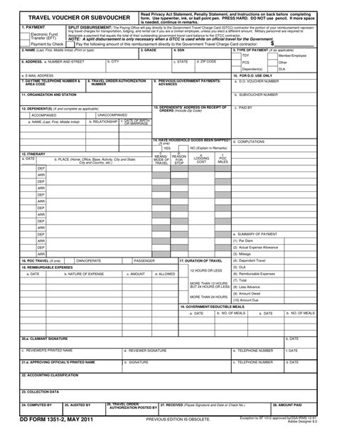 Dd Form 2896 1 Printable