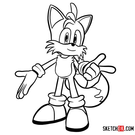 How To Draw Miles Tails Prower Warexamination15