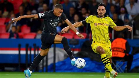 Le Psg Bat Le Borussia Dortmund 2 0 Kylian Mbappé Et Achraf Hakimi Buteurs Au Parc Des Princes