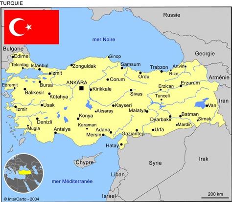 Carte De La Turquie Détaillée Voyage Carte Plan