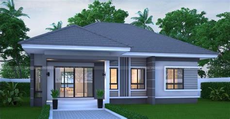 Well Designed And Elevated Three Bedroom Bungalow Cool House Concepts