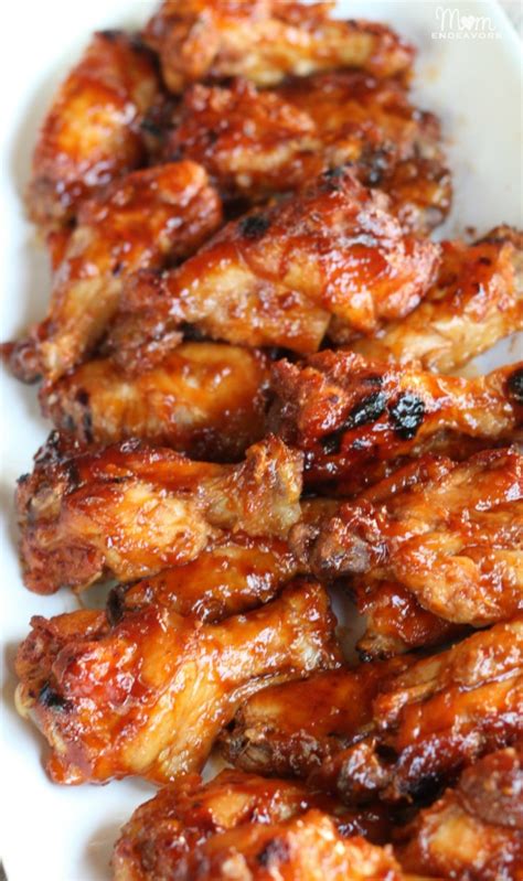 Slow Cooker Apricot BBQ Chicken Wings Tailgating Recipes