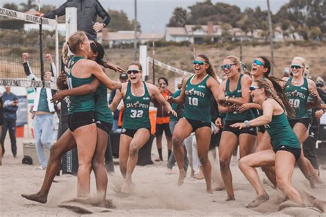 Beach Volleyball Wins First Ever Big West Conference Championship Mustang News