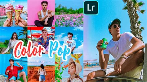 Color Pop Preset Lightroom Mobile Presets Vibrant Tone Tutorial Free Dng Youtube