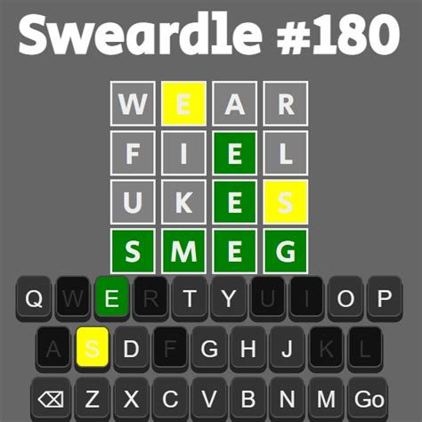 Sweardle Clonewordle
