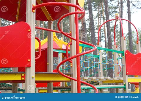 Playground Stock Image Image Of Mulch Place Schoolyard 28803395