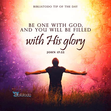 Be One With God And You Will Be Filled With His Glory En Con 1530