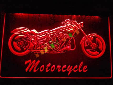 Lb642 Motorcycle Bike Sales Services Led Neon Light Sign Home Decor