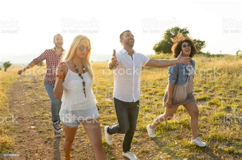 Group Of Young People Having Fun Stock Photo Download Image Now