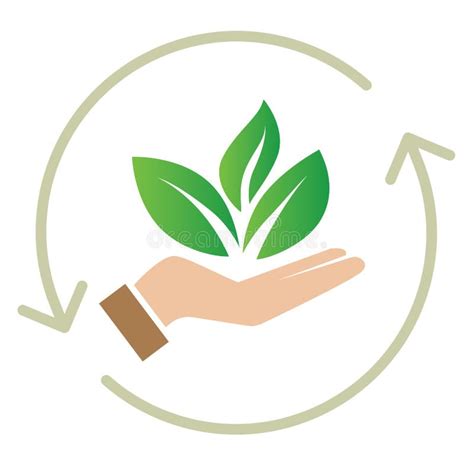 Sustainability Plant Icon Stock Illustration Illustration Of
