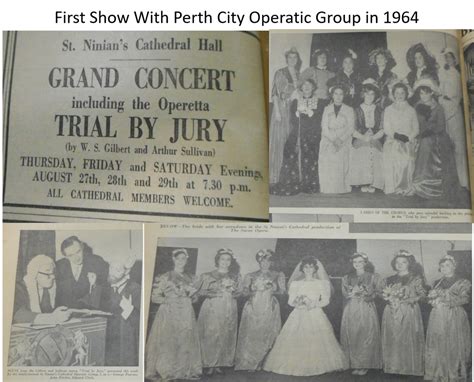 1964 To 1969 Perth City Operatic Group