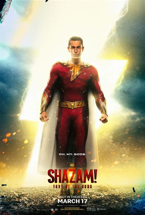 Shazam Fury Of The Gods Poster Art Ferrer Posterspy