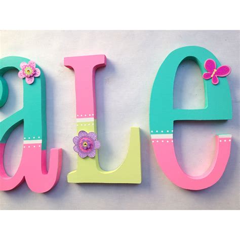 Painted Letters Diy Wood Letter Decor Wooden Letter Crafts Wooden