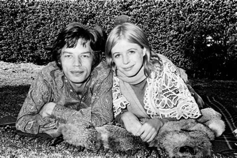 Mick Jagger And Marianne Faithfull Couples That Rock Rolling Stone