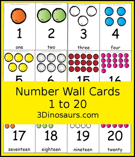 Printable Number Chart For Numbers 1 20 Number Chart Printable Images