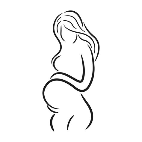 Pregnant Woman Symbol 11882807 Vector Art At Vecteezy
