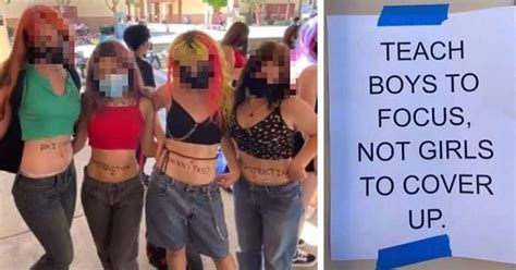 ‘am i distracting california teens stage walkout to protest school s sexist dress code meaww