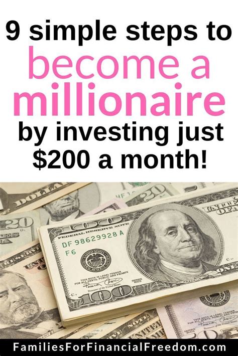 How To Become A Millionaire Investing Just 200 Per Month Become A