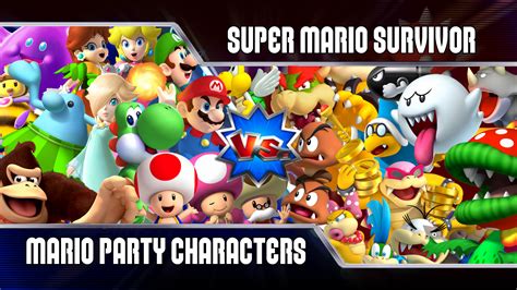 Super Mario Survivor 1 Mario Party Playable Characters Mario Party Legacy