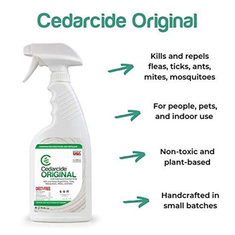Cedarcide Original (Quart) Natural Cedar Oil Insect Repellent Formerly ...
