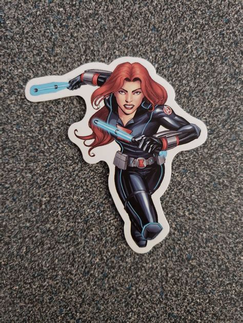 Black Widow Sticker Decal Your Choice Marvel Comics Etsy