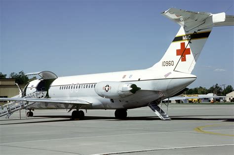 A Left Rear View Of A 375th Aeromedical Airlift Wing A C 9 Nightingale