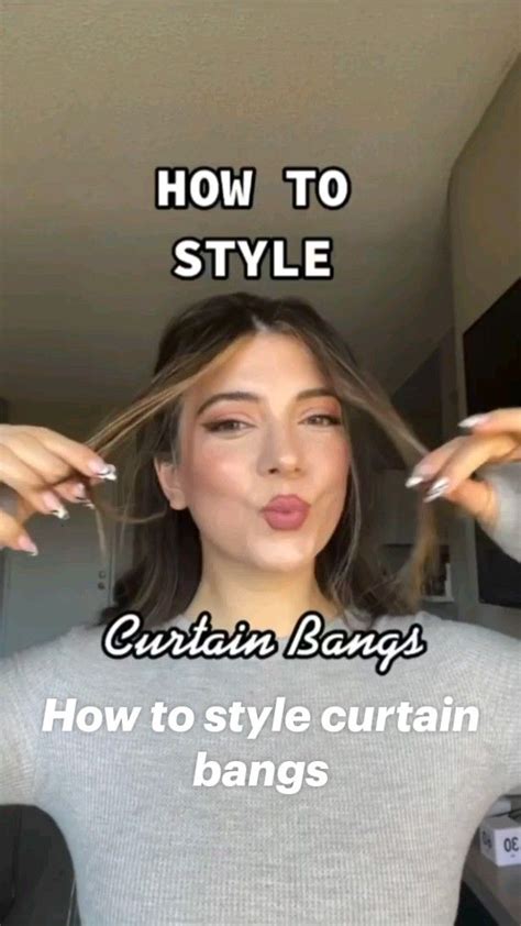 How To Style Curtain Bangs With Flat Iron Rewacd