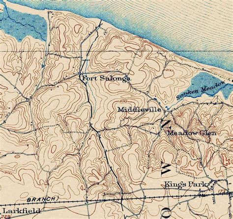 Northport Ny Vintage Map 19031912 Etsy