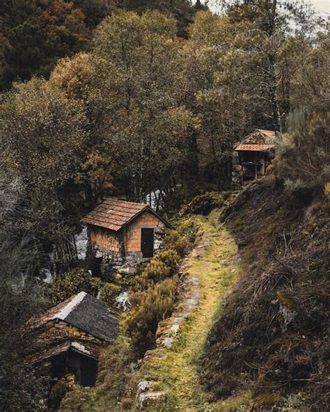 Free Photo Vertical Image Of Traditional Houses In A Village A The