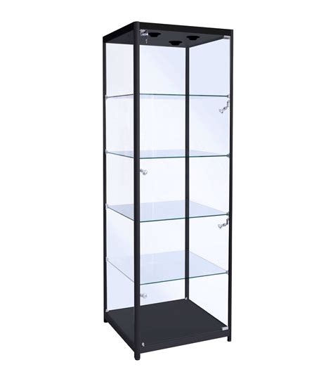 Tall Glass Display Cabinet 500mm Experts In Display Cabinets Cg