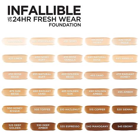 infallible 24 hour lightweight fresh wear foundation l oréal paris