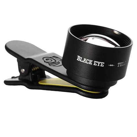 Black Eye Lens Telelens Wiht 3x Magnification Universal Smartphone