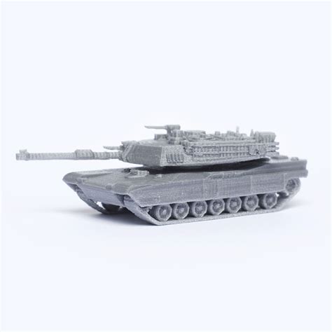 m1 abrams tank model kit free 3d model 3d printable stl