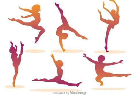 girl gymnastic vectors 92979 vector art at vecteezy