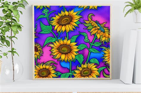 Sunflowers Graphic By Andidda Creative · Creative Fabrica