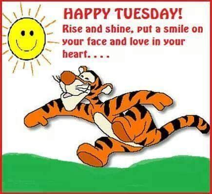 Let's share some of the funny images on tuesdays! Tigger Happy Tuesday Pictures, Photos, and Images for ...