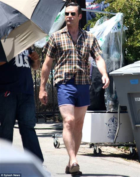 jon hamm puts his burly chest on display as he films final mad men episode daily mail online