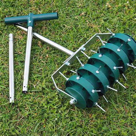 Rolling Lawn Aerator Buy Online And Save Free Us Shipping