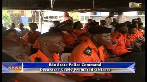 Edo Police Command Decorates Newly Promoted Officers Youtube