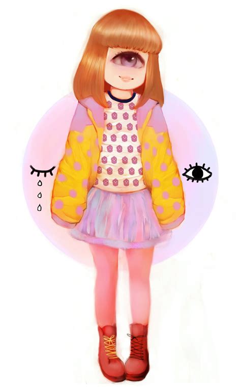 Cyclops Girl By Gardenpoems On Deviantart Cute Drawings Cyclops