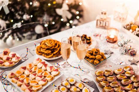 Offering a special meal deal for new years. New Years Eve Party Food Stock Photo free download