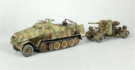 Sdkfz Db Gepanzerte With Flak Scale Model Built Etsy Free