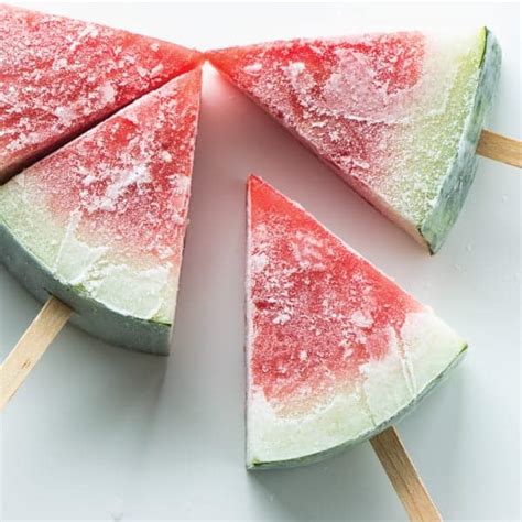 Recipe Frozen Watermelon Popsicles