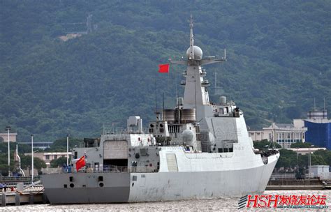 Type 052d Guided Missile Destroyer Of Peoples Liberation Army Navy