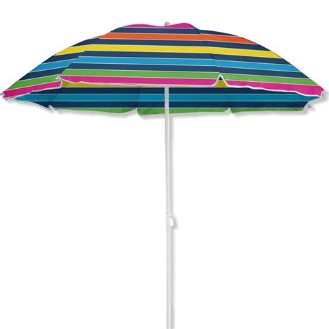 Caribbean Joe 6 Beach Umbrella With Uv Protection And Matching Case