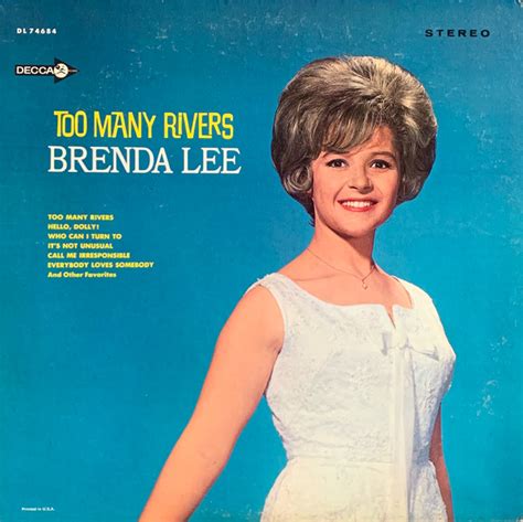 Brenda Lee Too Many Rivers 1965 Pinckneyville Press Vinyl Discogs
