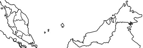 Blank Map Of Malaysia Malaysia Outline Map Images And Photos Finder