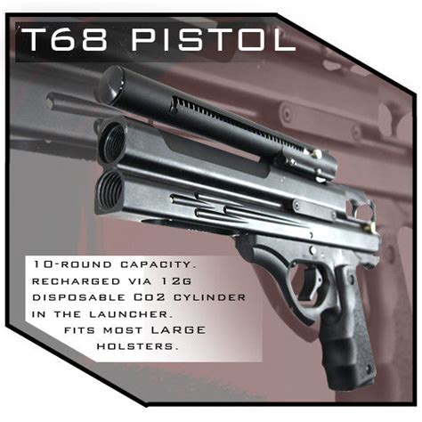 New T68 Paintball Pistol Mcs